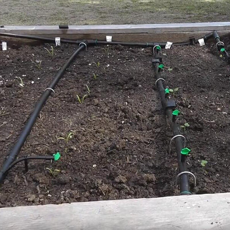 30 τμχ 4L/H Black Flag Dripper Αγκαθωτός σύνδεσμος Water Drippers Garden Bonsai Plants Πότισμα με σταγόνες Σταγονοστάσια