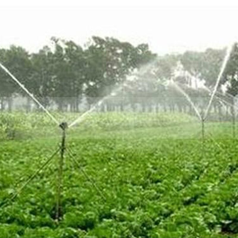 Περιστρεφόμενος ψεκαστήρας βραχίονα 360 μοιρών Αυτόματη περιστροφή δύο οπών Κεφαλή ψεκασμού νερού Γεωργικά εργαλεία 1/2" Αρσενικό νήμα 20 τμχ