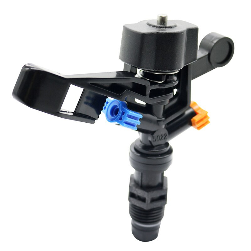 Περιστρεφόμενος ψεκαστήρας βραχίονα 360 μοιρών Αυτόματη περιστροφή δύο οπών Κεφαλή ψεκασμού νερού Γεωργικά εργαλεία 1/2" Αρσενικό νήμα 20 τμχ