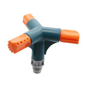 Dārzs 1/2" Vīriešu vītnes Rotācijas Trīs roku ūdens smidzinātājs Lauksaimniecība Laistīšana 360 Grādi Automātiskā laistīšana Apūdeņošana 1 gab.
