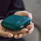Ziemas pārnēsājams mini USB roku sildītājs uzlādējama kabata mobilā barošanas roku sildītājs 4000 mAh abpusēja ātra sildīšana