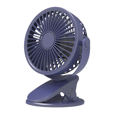 Pārnēsājams USB uzlādējams galda ventilators, piespraužams mini rakstāmgalda ventilators, 360 grādu rotācija, regulējams piespraužams ventilators studentu kopmītnē