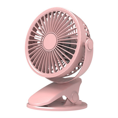Pārnēsājams USB uzlādējams galda ventilators, piespraužams mini rakstāmgalda ventilators, 360 grādu rotācija, regulējams piespraužams ventilators studentu kopmītnē