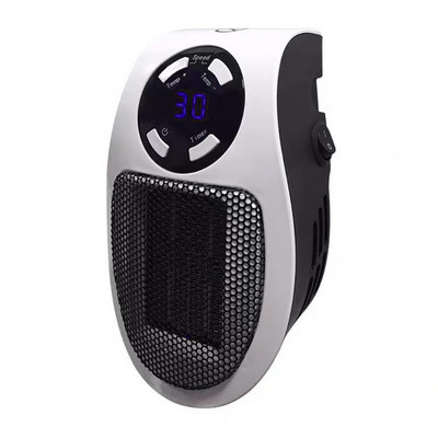 Mini sildītājs mazs galddators jauks silts ventilators elektriskais sildītājs ar LED displeju un taimeri Mājas biroja plīts radiatora istabas sildītājs