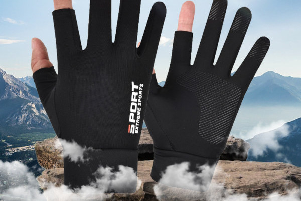 Ανδρικά καλοκαιρινά αντηλιακά γάντια κατάλληλα για ψάρεμα και ιππασία