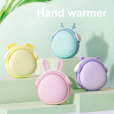 6000mAh Power Bank Mini Electric Hand Warner USB Cute Pig Rabbit Rechargeable Home Winter Heater Εργαλείο θέρμανσης εξωτερικού χώρου ταξιδιού