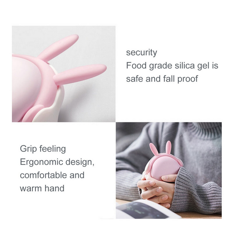 6000mAh Power Bank Mini Electric Hand Warner USB Cute Pig Rabbit Rechargeable Home Winter Heater Εργαλείο θέρμανσης εξωτερικού χώρου ταξιδιού