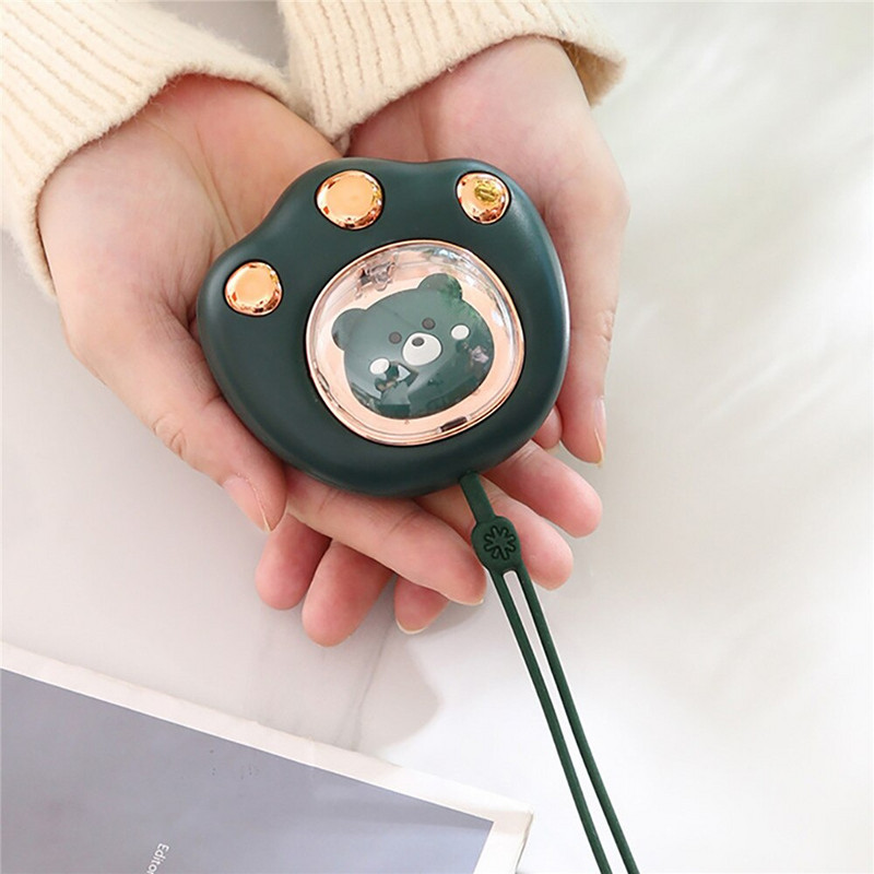 Ηλεκτρικός θερμαντήρας χεριών 1200Mah USB Charge Φορητός θερμαντήρας τσέπης Cute Mini Pocket Winter Hand Warming Product Power Bank