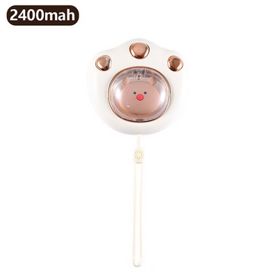 Mini jauks kaķa spīļu formas roku sildītājs USB uzlādējams elektriskais roku sildītājs ziemas āra ceļojumiem pārgājieniem Izmantojiet Power Bank