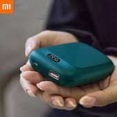 Xiaomi ziemas portatīvais mini USB roku sildītājs uzlādējama kabata mobilā barošanas roku sildītājs 4000mAh abpusēja ātra sildīšana