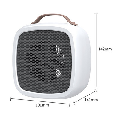 Pārnēsājami ventilatora sildītāji Touch Control Elektriskie mini sildītāji Ventilators Ziemas sildītājs Pārkaršanas aizsardzība Mājas piederumi Siltāka mašīna
