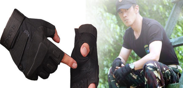 Ανδρικά αθλητικά γάντια κατάλληλα για γυμναστική