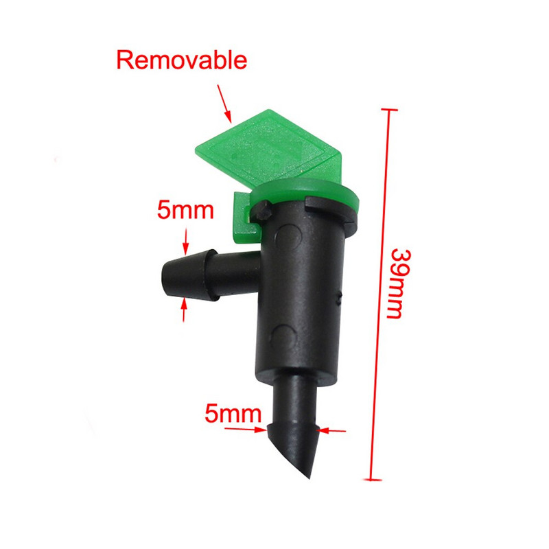 20Pcs 4L/8L/16L Flag Drip Dripper Garden Agricultural Greenhouse Micro Drip Irrigation Emitter Bonsai Watering Dripper 1/4" Barb