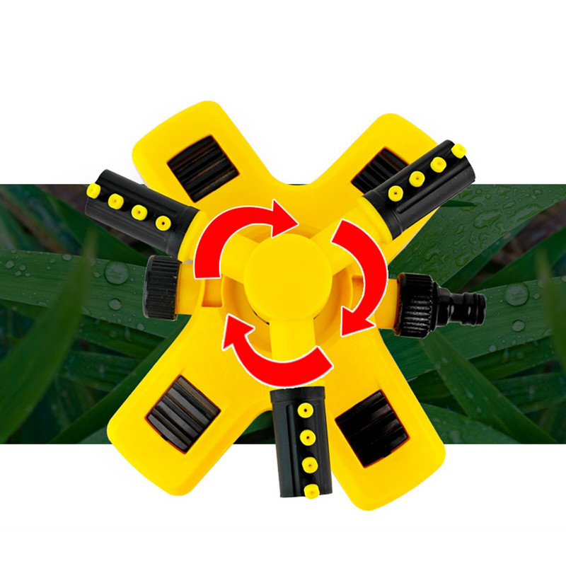 Αυτόματη περιστροφή 360 μοιρών Ψεκαστήρας γκαζόν κήπου Ψεκαστήρας νερού μεγάλης κάλυψης για γκαζόν Ψεκαστήρες νερού με πιστόλι νερού αυλής