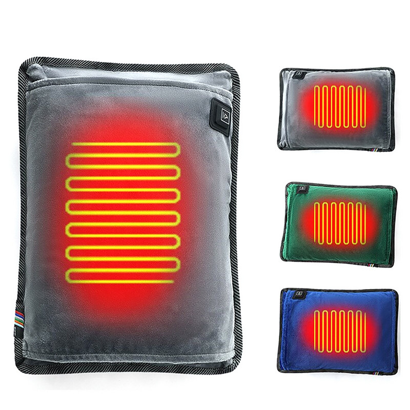 Θερμαντήρας χεριών USB Συσκευασία θερμότητας Επαναφορτιζόμενη ηλεκτρική τσάντα ζεστού νερού Ασφάλεια Αφαιρούμενη επαναχρησιμοποιήσιμη φιάλη ζεστού νερού Χειμερινός θερμαντήρας