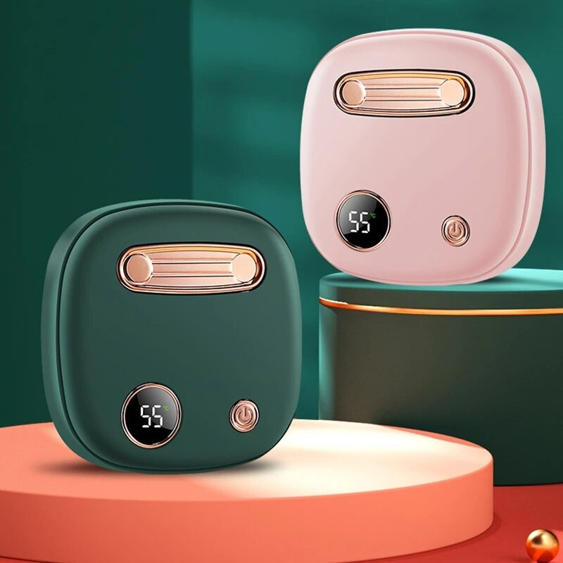 Χειμερινός νέος θερμαντήρας χεριών φόρτισης Treasure Mini δύο σε ένα έξυπνος έλεγχος θερμοκρασίας Φορητός φορητός ηλεκτρικός θερμοσίφωνας USB