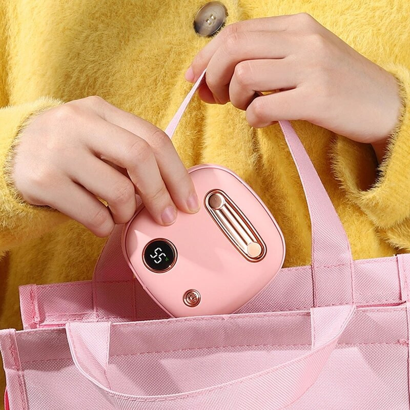 Χειμερινός νέος θερμαντήρας χεριών φόρτισης Treasure Mini δύο σε ένα έξυπνος έλεγχος θερμοκρασίας Φορητός φορητός ηλεκτρικός θερμοσίφωνας USB