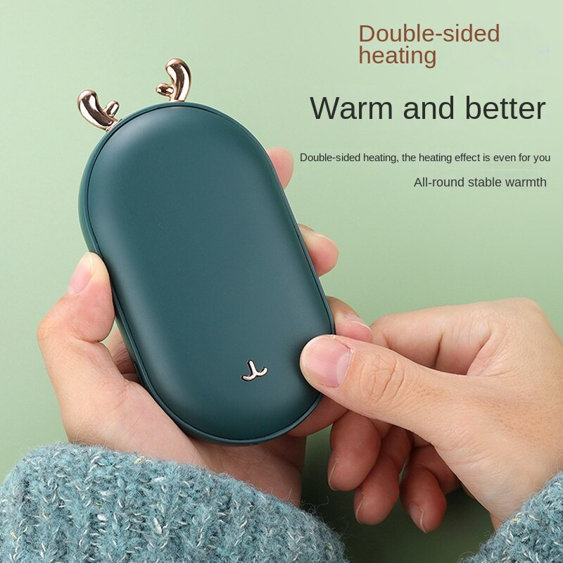 Νέο Mini Cartoon Digital Display Hands Warmer 10000 MA Hands Warmer Two In One Hands Warmer Charging Heater Usb Hand Warmer