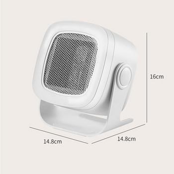 Нов зимен нагревател настолен преносим нагревател баня бърз нагревател офис малка защита от прегряване нагревател за циркулация на въздуха в спалнята