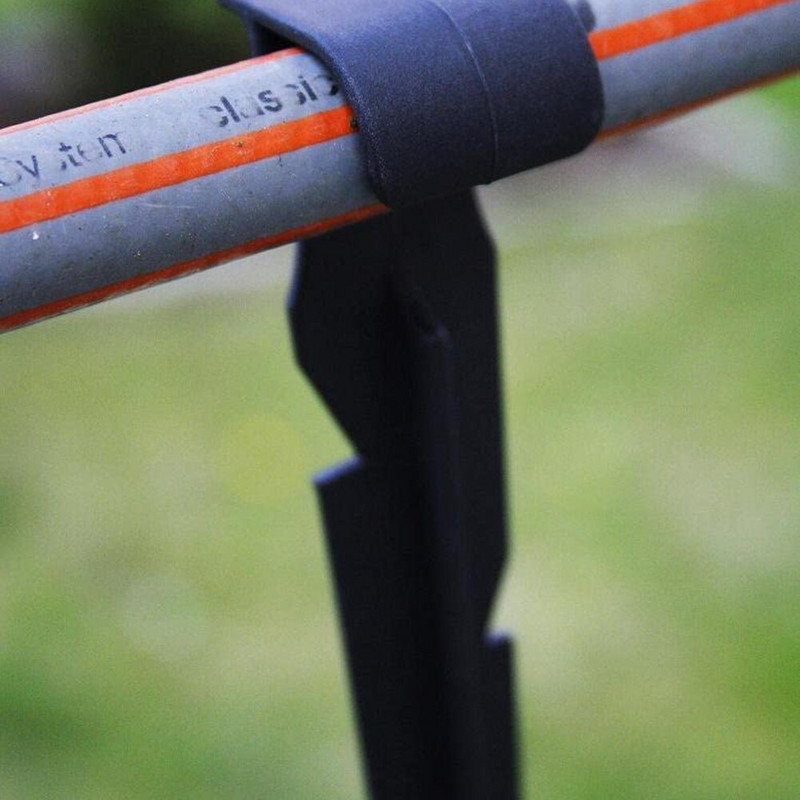 50/100PCS Άγκυρες εύκαμπτων σωλήνων άρδευσης κήπου 16mm Σταθεροί πάσσαλοι Βάση στήριξης σωλήνων Στήριγμα σωληνώσεων Βάση στήριξης σωλήνων Σταθερή στάγδην άρδευση