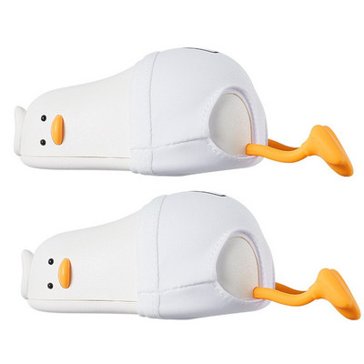 2 vienā elektriskais rokas sildītājs Cute Cartoon Duck USB uzlādējams elektriskais roku sildītājs ātri uzsildāms mobilā tālruņa turētājs ziemai