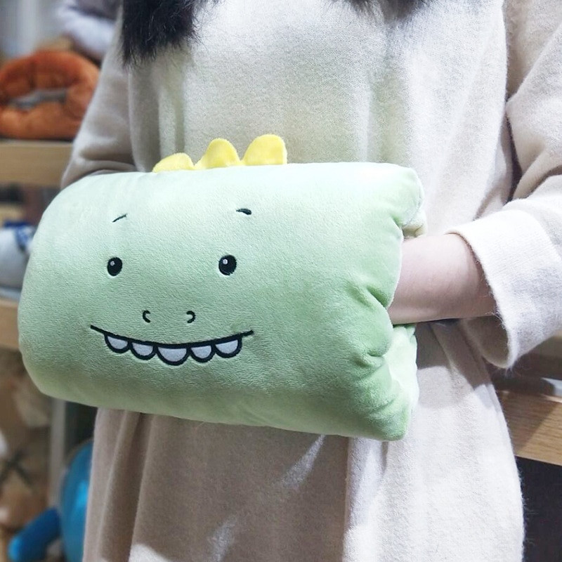 Δημιουργικό καρτούν χαριτωμένο ζώο βελούδινο ζεστό κάλυμμα χεριών χειμωνιάτικο μαξιλάρι βελούδινο παιχνίδι κούκλα κορίτσι χέρι-χέρι θερμότερο δώρα τιμή χονδρικής
