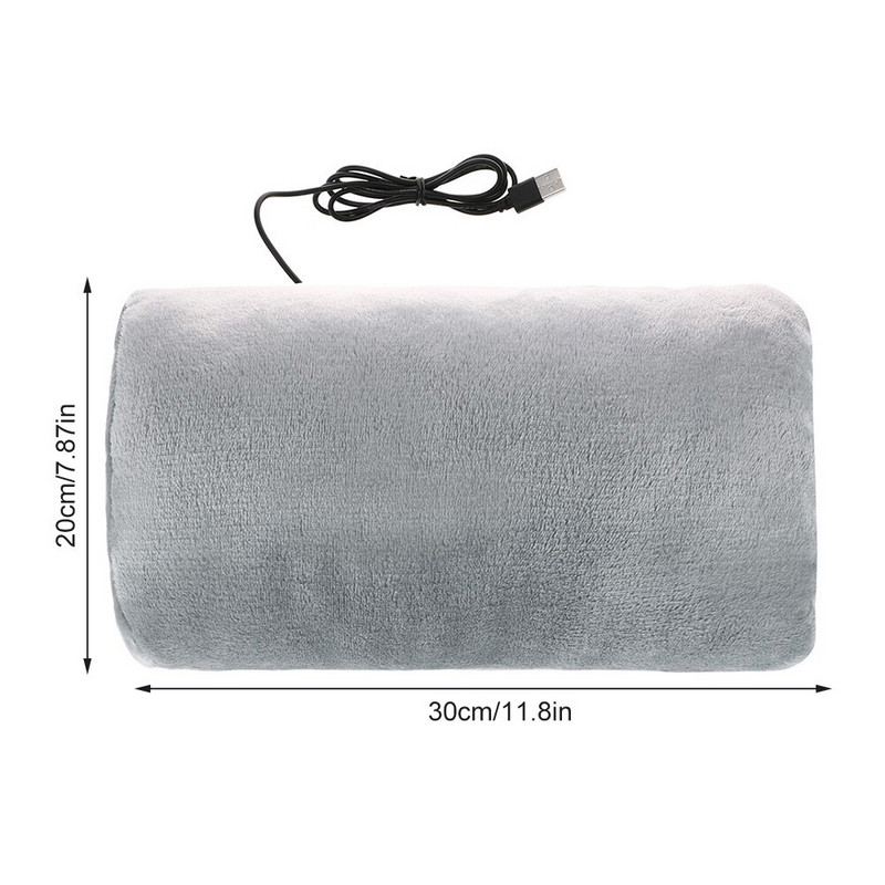 USB Electric Heatingglove Warm Glove Winter Hand Warmer Heater for Hands Foot Body Soft Flannel Winter Householm Warm Supplies