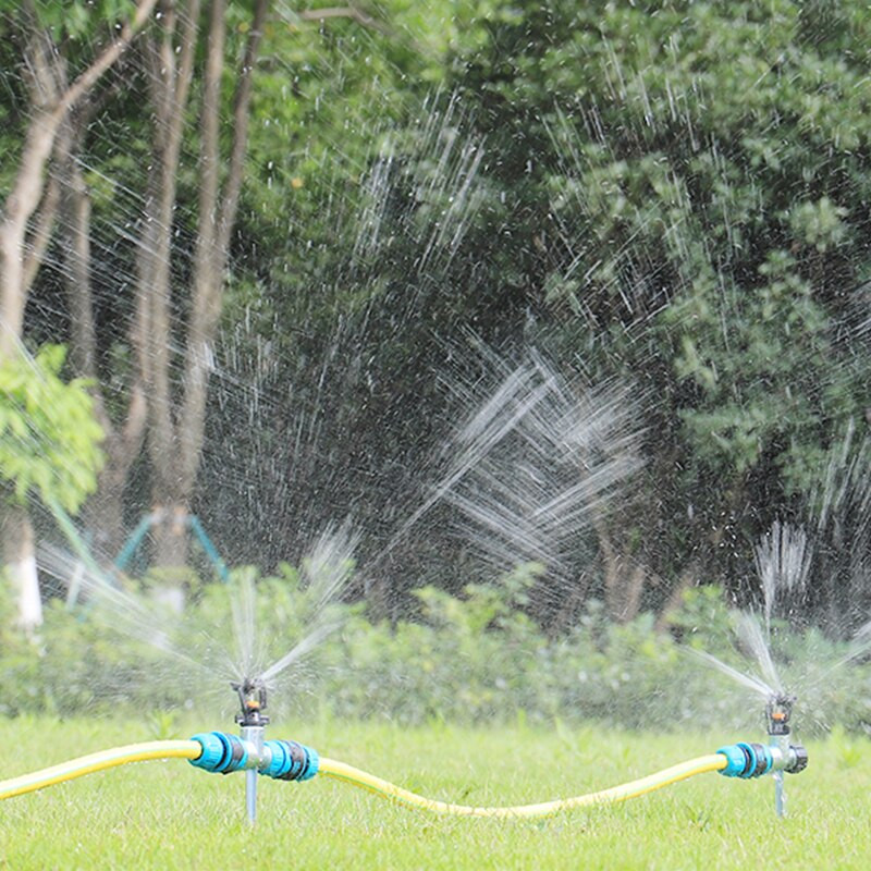 Ψεκαστήρας γκαζόν κήπου 360 μοιρών Περιστρεφόμενο ακροφύσιο αρσενικού νήματος 1/2" Εργαλείο ποτίσματος φυτών γεωργικού συστήματος άρδευσης