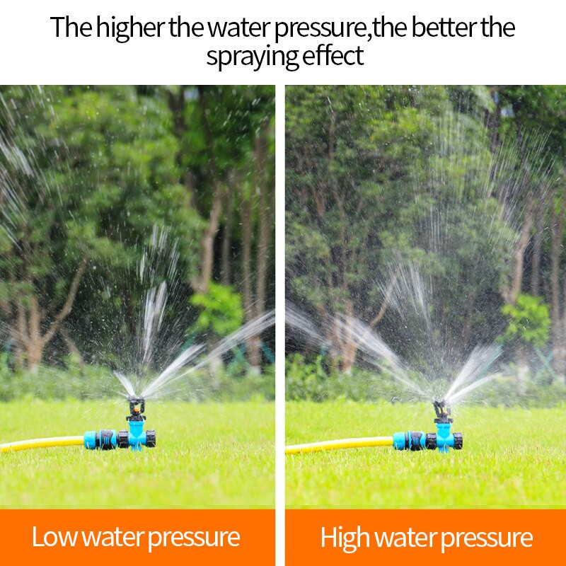 Ψεκαστήρας γκαζόν κήπου 360 μοιρών Περιστρεφόμενο ακροφύσιο αρσενικού νήματος 1/2" Εργαλείο ποτίσματος φυτών γεωργικού συστήματος άρδευσης
