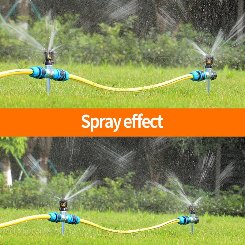 Ψεκαστήρας γκαζόν κήπου 360 μοιρών Περιστρεφόμενο ακροφύσιο αρσενικού νήματος 1/2" Εργαλείο ποτίσματος φυτών γεωργικού συστήματος άρδευσης