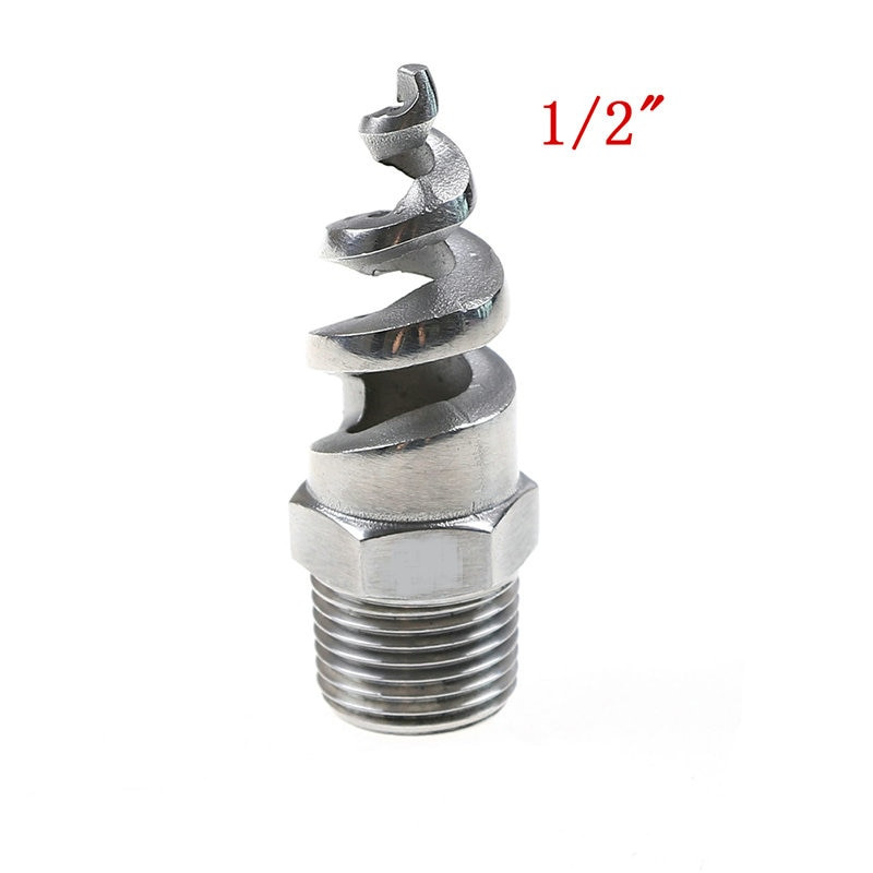 Ζεστό! Νέος 1" 1/2" Full Cone Spiral Jet Nozzle Ανοξείδωτος ψεκαστήρας ομίχλης ποτίσματος για σκάφος με σταγόνες άρδευσης κήπου και γκαζόν