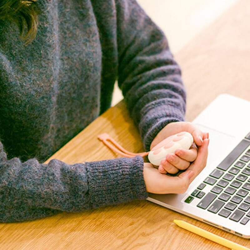 3000Mah Mini Hand Warmer Rechargeable Cartoon Cat Paw Cute Handwarmer Winter USB Heater Φορητή διπλής όψης γρήγορη θέρμανση