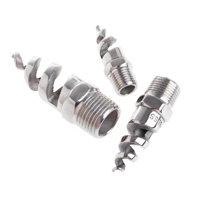 Y55D 1/4" 1/2" Ακροφύσιο ψεκαστήρα ψεκασμού με σπειροειδή κώνο από ανοξείδωτο χάλυβα