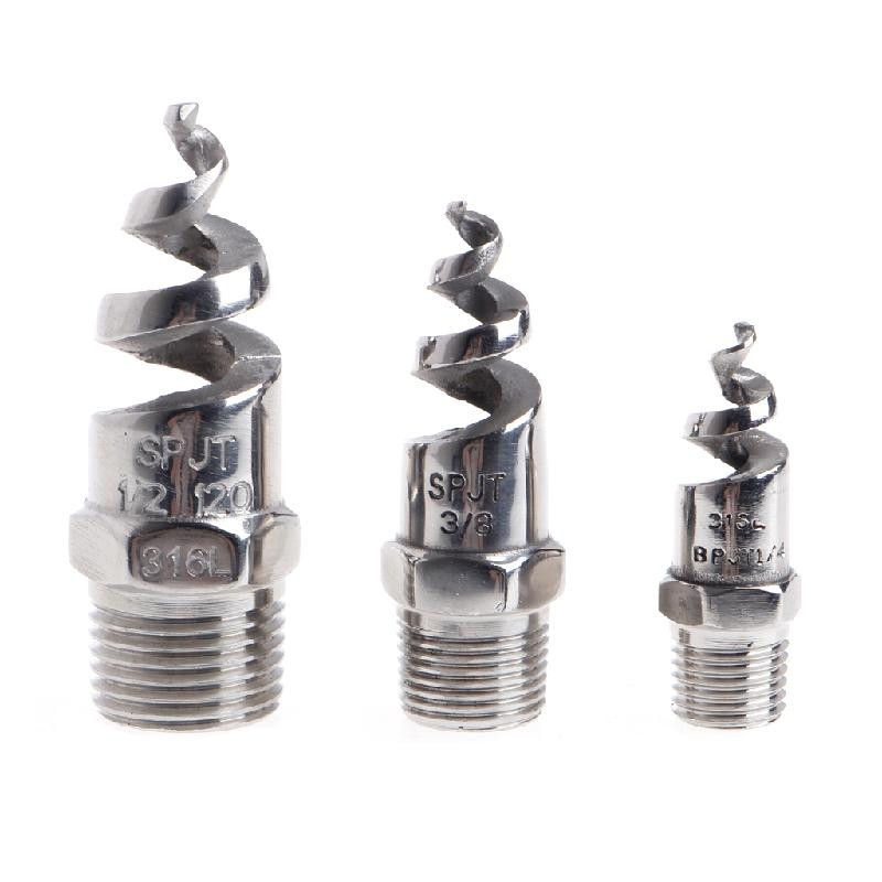 Y55D 1/4" 1/2" Ακροφύσιο ψεκαστήρα ψεκασμού με σπειροειδή κώνο από ανοξείδωτο χάλυβα