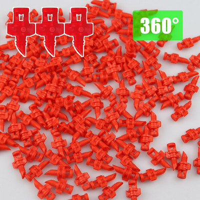 50 gab 90/180/360 grādi dārza apūdeņošanai vienkārša refrakcijas sprausla laistīšanas ziedu miglas sprausla vītņots savienojuma smidzinātājs