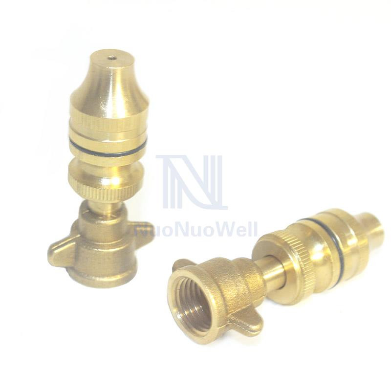 Agriculture Brass Missile Nozzle 5-6m Straight Jet +Mist Spray Ρυθμιζόμενο ακροφύσιο Ηλεκτρικός ψεκαστήρας Ψεκασμός υψηλής πίεσης