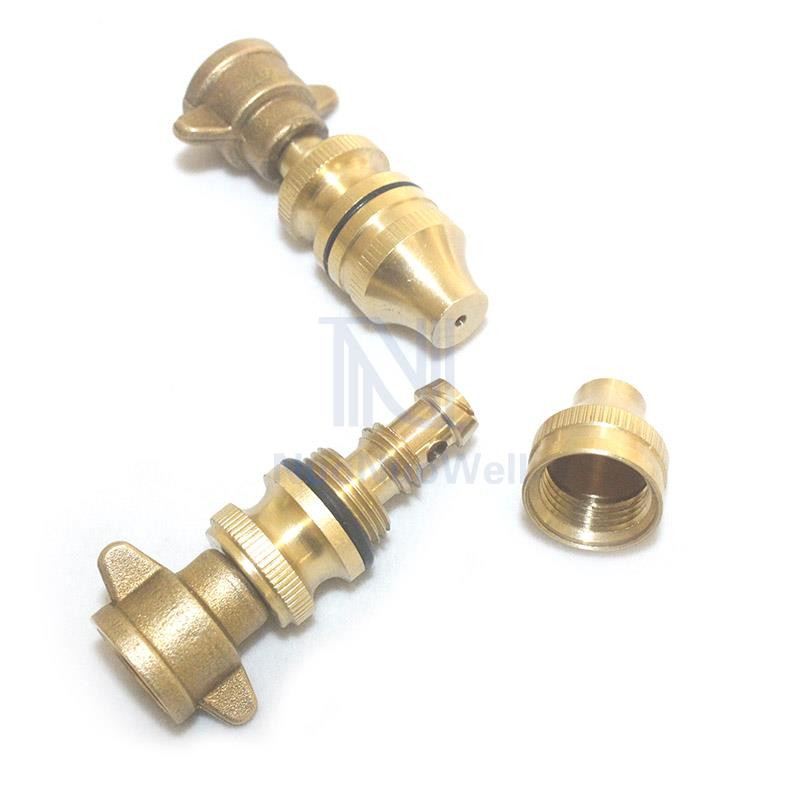 Agriculture Brass Missile Nozzle 5-6m Straight Jet +Mist Spray Ρυθμιζόμενο ακροφύσιο Ηλεκτρικός ψεκαστήρας Ψεκασμός υψηλής πίεσης