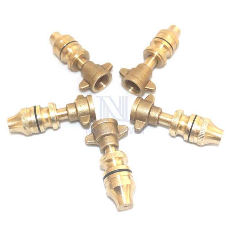Agriculture Brass Missile Nozzle 5-6m Straight Jet +Mist Spray Ρυθμιζόμενο ακροφύσιο Ηλεκτρικός ψεκαστήρας Ψεκασμός υψηλής πίεσης