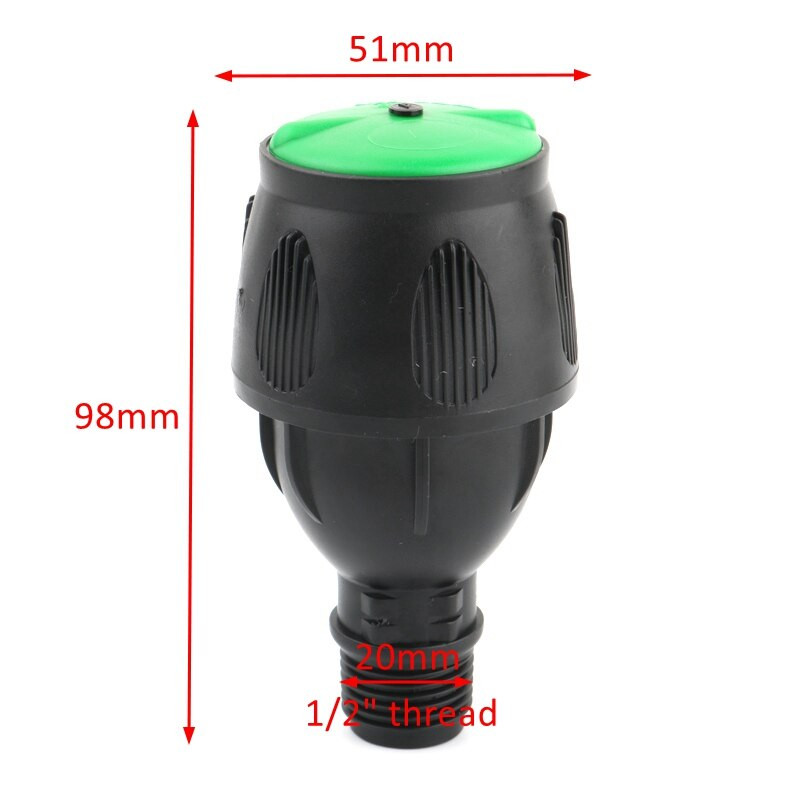 1 τμχ 1/2" 360 μοιρών ψεκαστήρας με φίλτρο γκαζόν κήπου Αγροτική άρδευση Πράσινο σπρέι ποτίσματος Εργαλεία