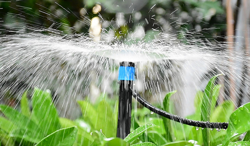 5 τεμ. 6mm Ψεκαστήρες διασποράς 360 μοιρών Ρυθμιζόμενο ακροφύσιο ποτίσματος σε όλο τον κόσμο Προμήθειες στάγδην άρδευσης θερμοκηπίου κήπου