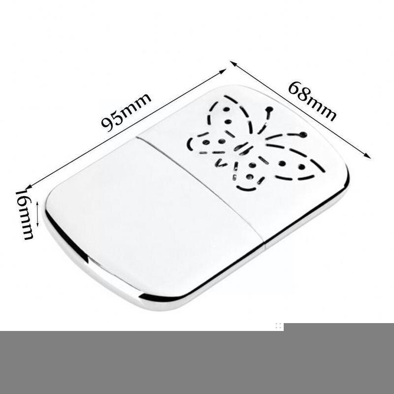 Σόμπα Ασημί Λευκή Θερμοκρασία Χεριών Ψευδάργυρο Αλουμίνιο Θερμαντήρα Χεριών B3o0