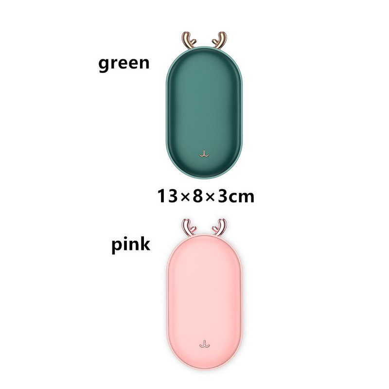 Power Bank Χειμερινό Έξυπνο Έλεγχο Θερμοκρασίας Θερμότερη Σόμπα Χεριού Μίνι Φορτιστής USB Θέρμανση διπλής όψης