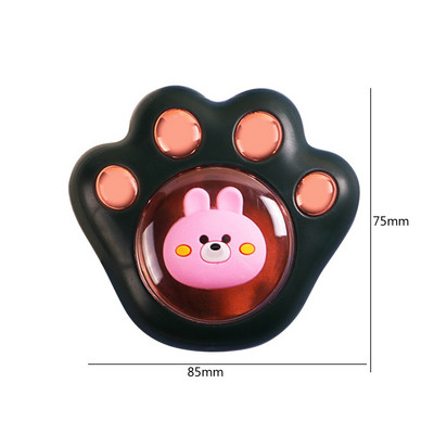 Mini jauks kaķa spīļu formas roku sildītājs USB uzlādējams elektriskais roku sildītājs ziemas pārgājieniem brīvā dabā 1200Mah/2400mah