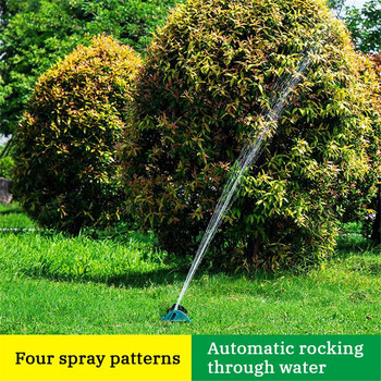 15 Τρύπες Ρυθμιζόμενο κράμα Garden Watering Sprinkler Ψυκτικός Ψεκαστήρας Ταλαντευόμενος Ψεκαστήρας Lawn Garden Yard σύστημα άρδευσης