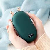 C2 5200MAH Noderīgs gudrs sildītājs Baterijas kabatas sildītājs Ziemassvētku meitenei dāvanas Portatīvie USB roku sildītāji alumīnija sakausējums mājas istabai