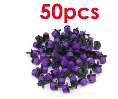 50/100 gabali 8 caurumu regulējams apūdeņošanas pilinātāja smidzinātājs emitētājs pilinātājs mikro pilienveida apūdeņošanas smidzinātājs laistīšanas sistēmai