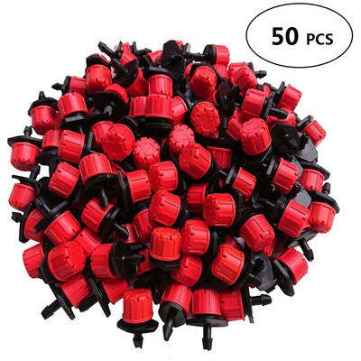 50/100 gabali 8 caurumu regulējams apūdeņošanas pilinātāja smidzinātājs emitētājs pilinātājs mikro pilienveida apūdeņošanas smidzinātājs laistīšanas sistēmai