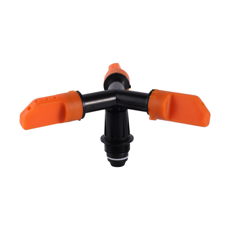 1/2" Αρσενικό νήμα 3 βραχιόνων Αυτόματο Περιστρεφόμενο Ακροφύσιο Ακροφύσιο Χλοοτάπητα Ακροφύσια ποτίσματος γκαζόν Εξοπλισμός άρδευσης κήπου Γεωργία