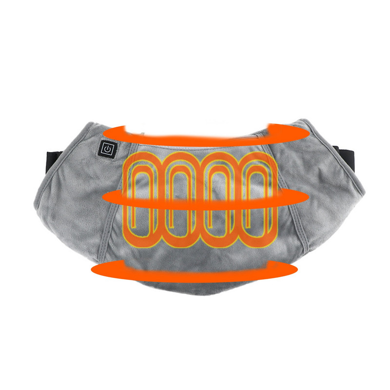 Ηλεκτρική θερμαινόμενη θερμαντική μάπα χεριών Θερμική τσάντα μέσης για κρύο καιρό Θερμική τσάντα μέσης για κυνήγι Σκι Κάμπινγκ 3 Ρυθμίσεις θερμότητας