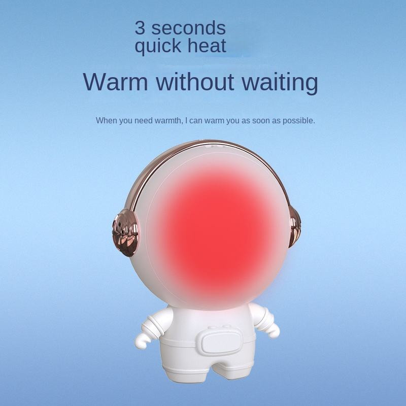 Νέος θερμαντήρας χεριών δώρου Astronaut Night Light Spaceman Φορητός ηλεκτρικός θερμαντήρας χεριών USB φόρτισης θερμαντήρας χεριών